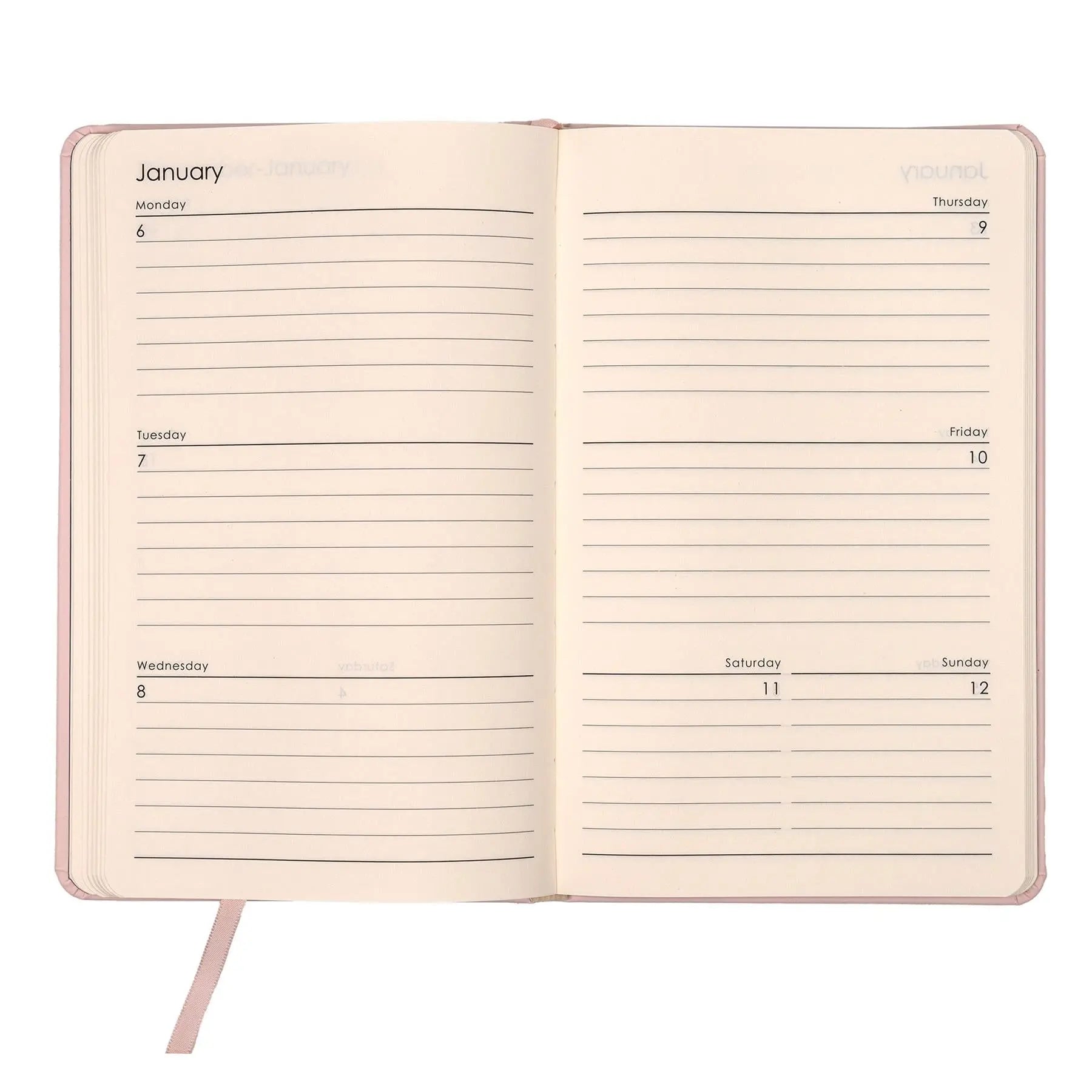 Pukka Bloom Soft Cover Academic Diary Cream | The Dyslexia Shop