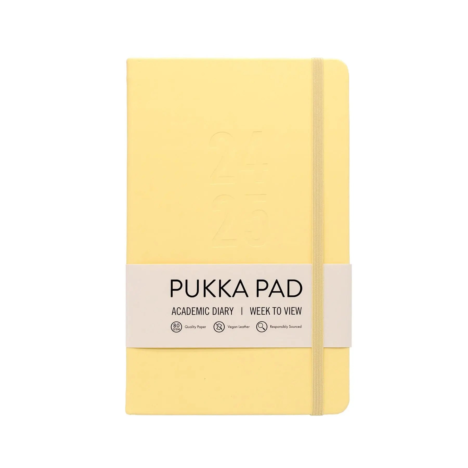 Pukka Soft Cover Academic Diary Yellow | The Dyslexia Shop