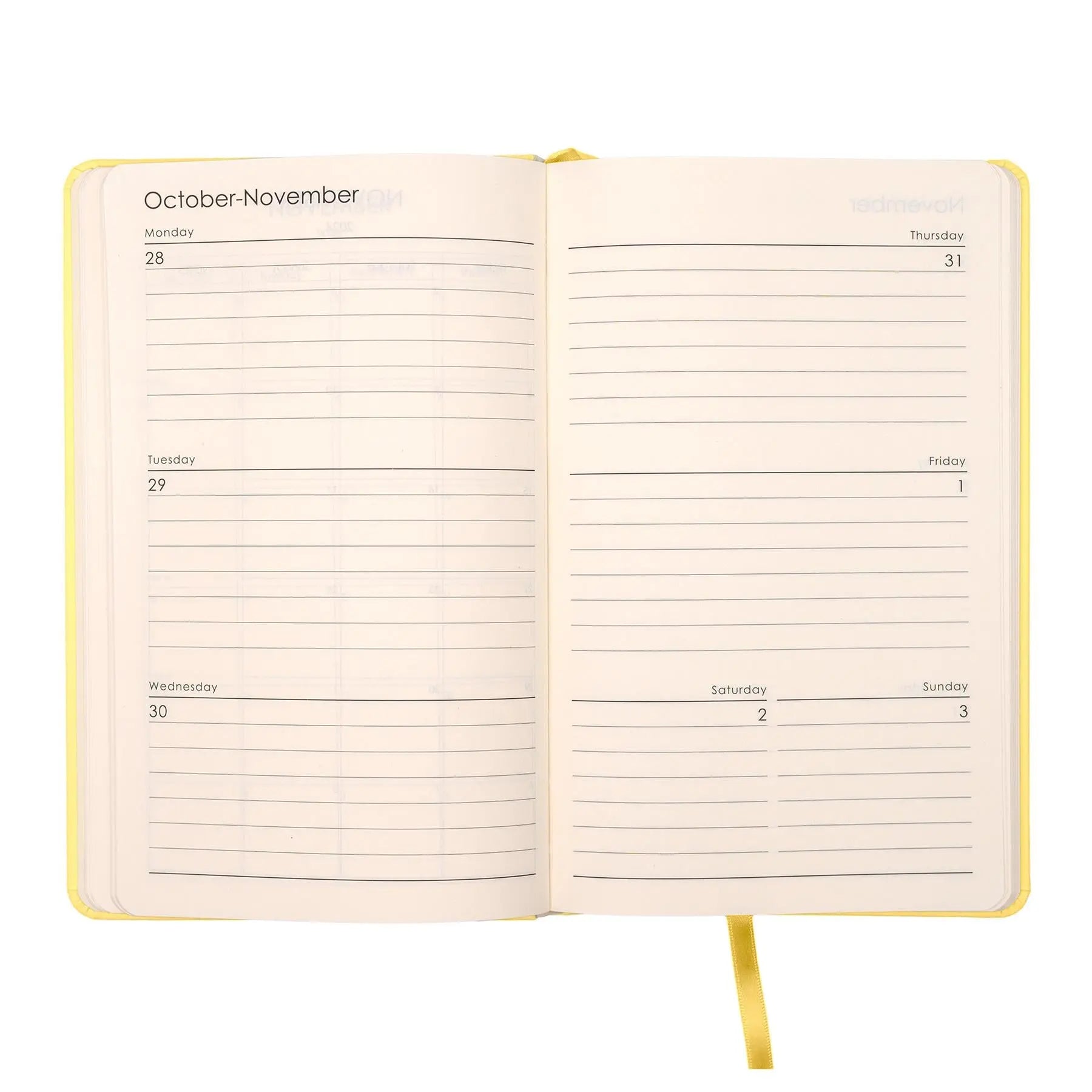 Pukka Soft Cover Academic Diary Yellow | The Dyslexia Shop
