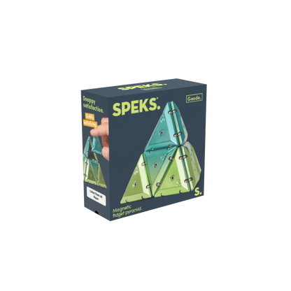 Speks. Geode The Magnetic Fidget Chrome Pyramid