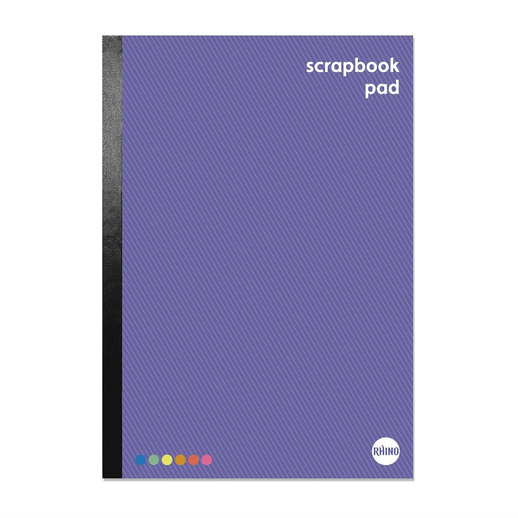 RHINO 13 x 9 Scrapbook 80 Page Multi-Coloured Sugar Paper | The Dyslexia Shop