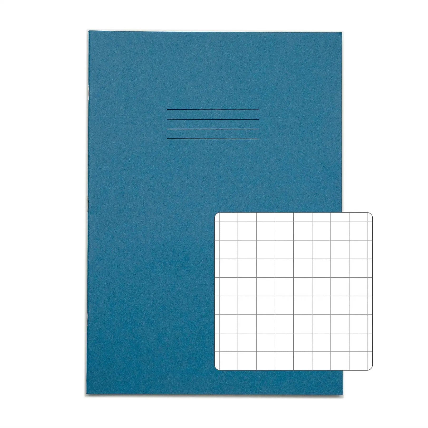 RHINO A4 Exercise Book - 10MM Squared | 80pg/10pk | The Dyslexia Shop