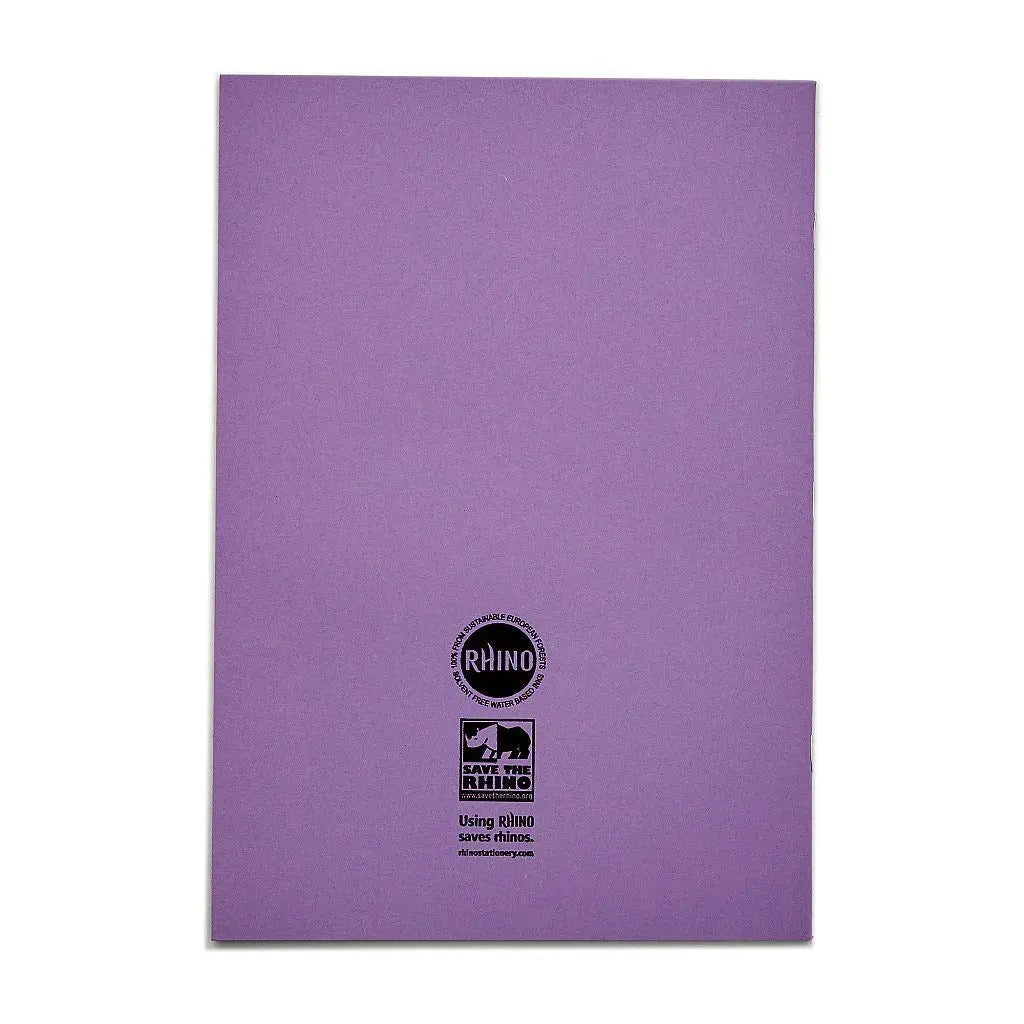 RHINO A4 Exercise Book - 10MM Squared | 80pg/10pk | The Dyslexia Shop
