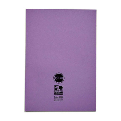 RHINO A4 Exercise Book - 10MM Squared | 80pg/10pk | The Dyslexia Shop
