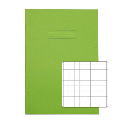 RHINO A4 Exercise Book - 10mm Squared | 32pg/10pk | The Dyslexia Shop