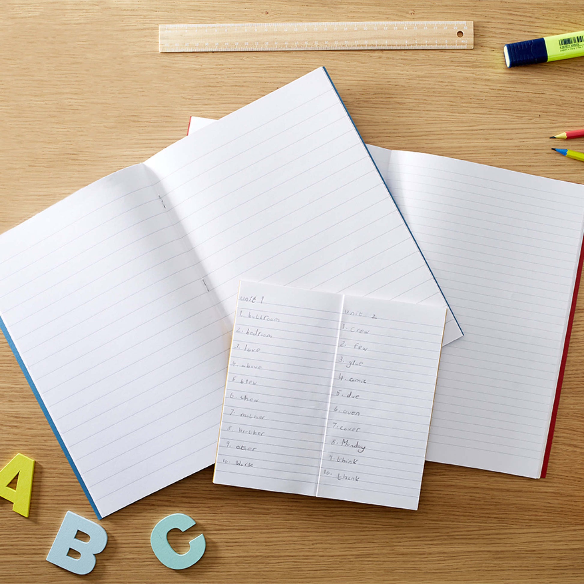 RHINO A4 Exercise Book - 12mm Lined | 48pg/10pk | The Dyslexia Shop