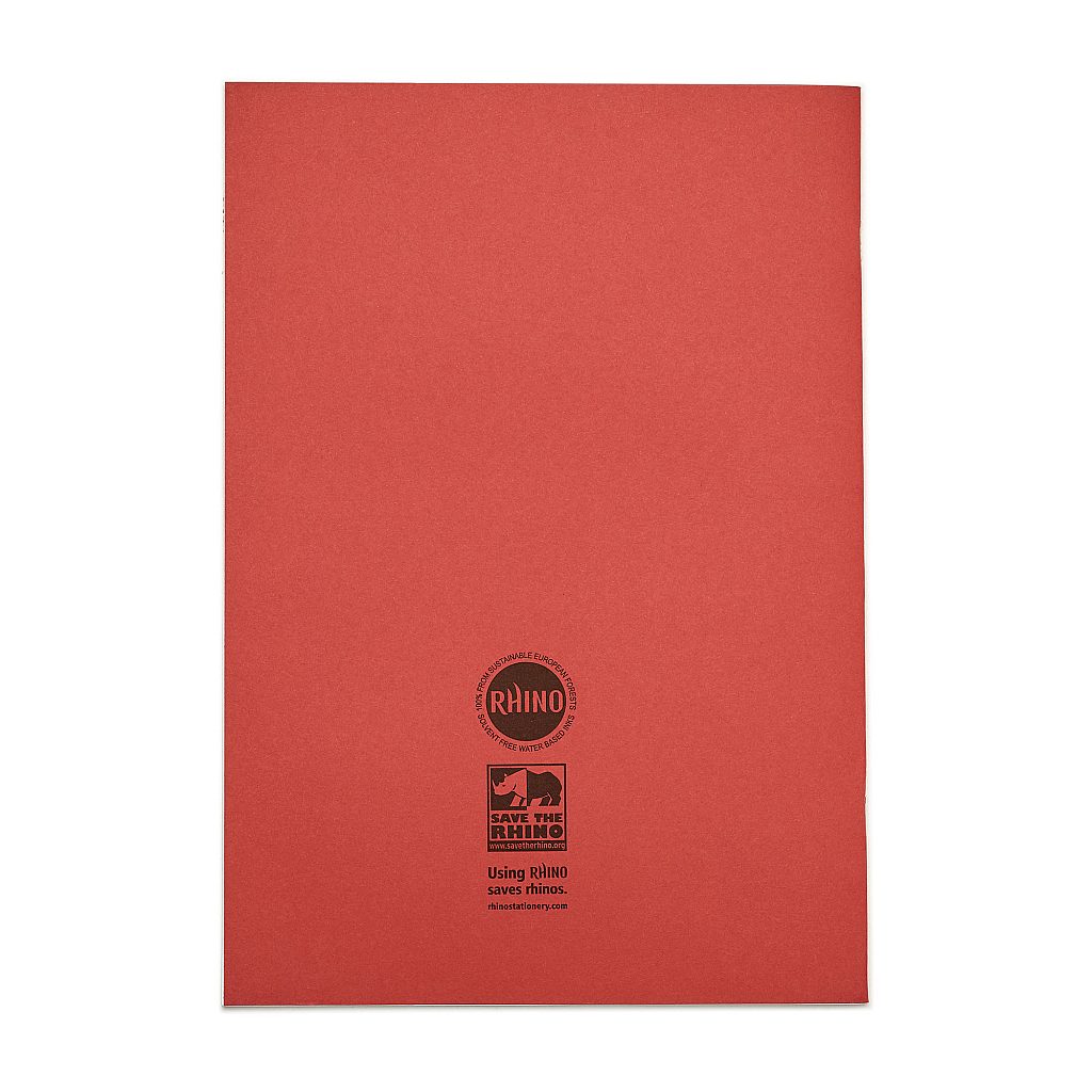 RHINO A4 Exercise Book - 15mm Lined | 32pg/10pk | The Dyslexia Shop