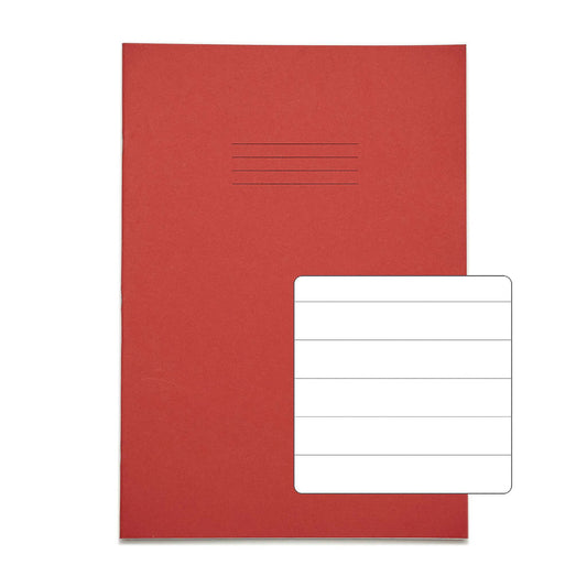RHINO A4 Exercise Book - 15mm Lined | 48pg/10pk | The Dyslexia Shop
