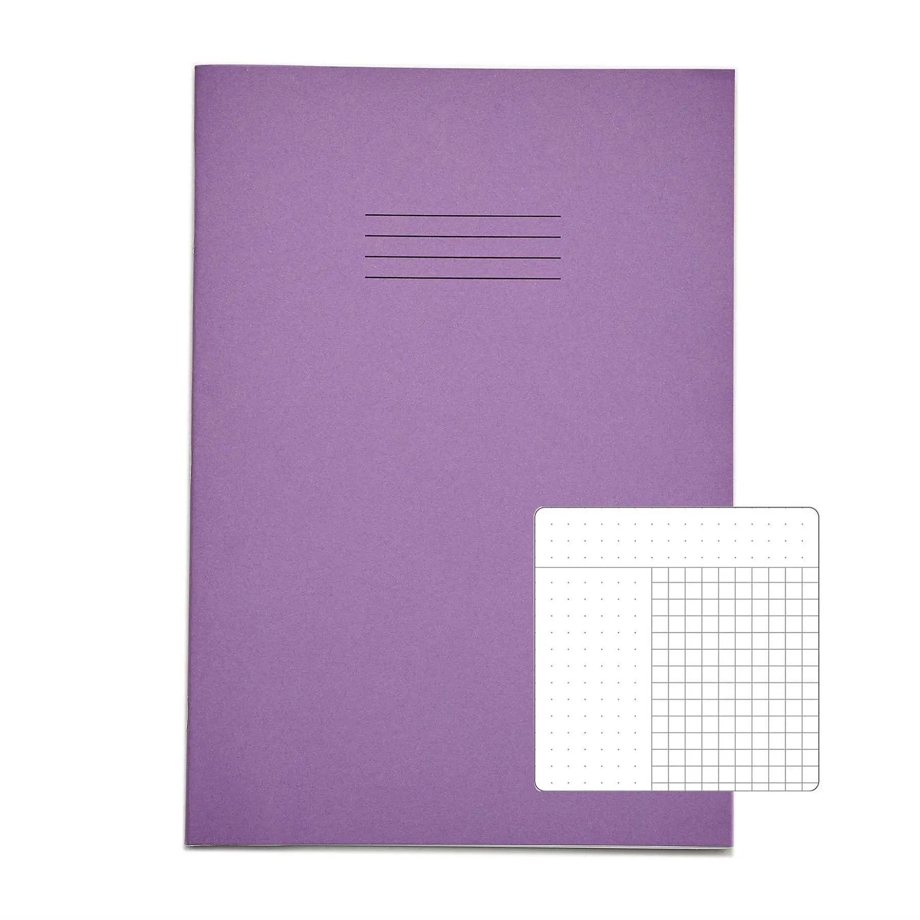 RHINO A4 Exercise Book - 5mm Squared | 80pg/10pk | The Dyslexia Shop