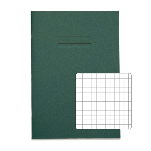 RHINO A4 Exercise Book - 7mm Squared | 48pg/10pk | The Dyslexia Shop