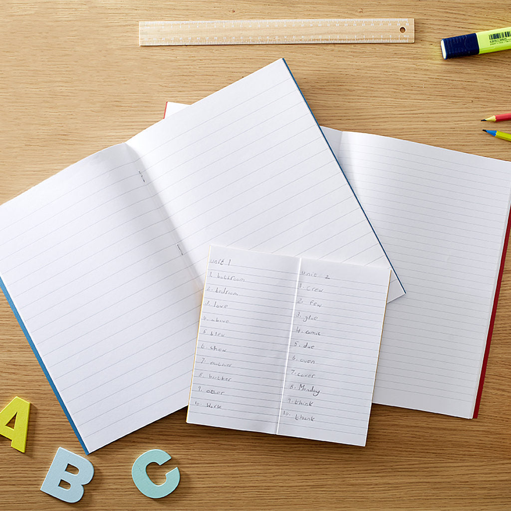 RHINO A4 Exercise Book - 8mm Lined | 32pg/10pk | The Dyslexia Shop