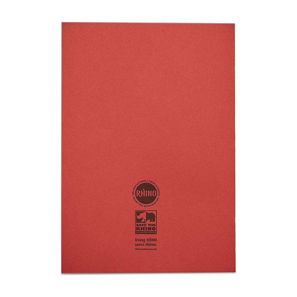 RHINO A4 Exercise Book - 8mm Lined | 48pg/10pk | The Dyslexia Shop