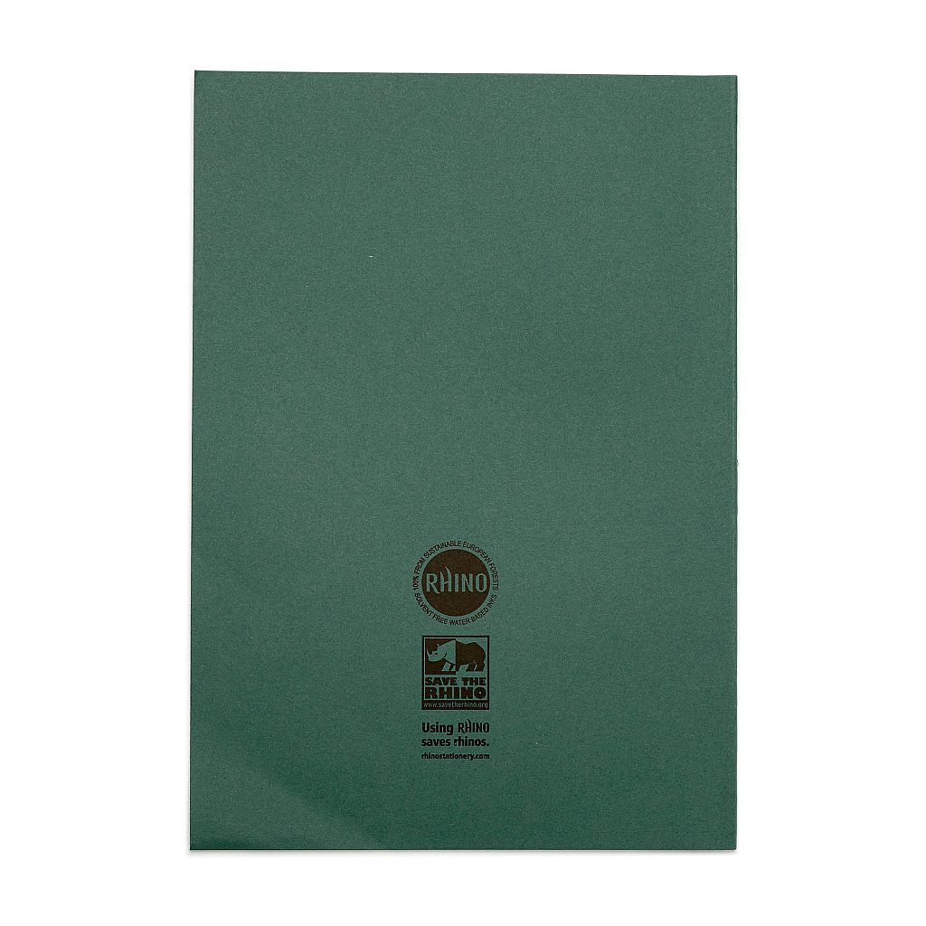 RHINO A4 Exercise Book - 8mm Lined + Margin | 48pg/10pk | The Dyslexia Shop
