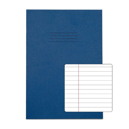 RHINO A4 Exercise Book - 8mm Lined + Margin | 80pg/10pk | The Dyslexia Shop