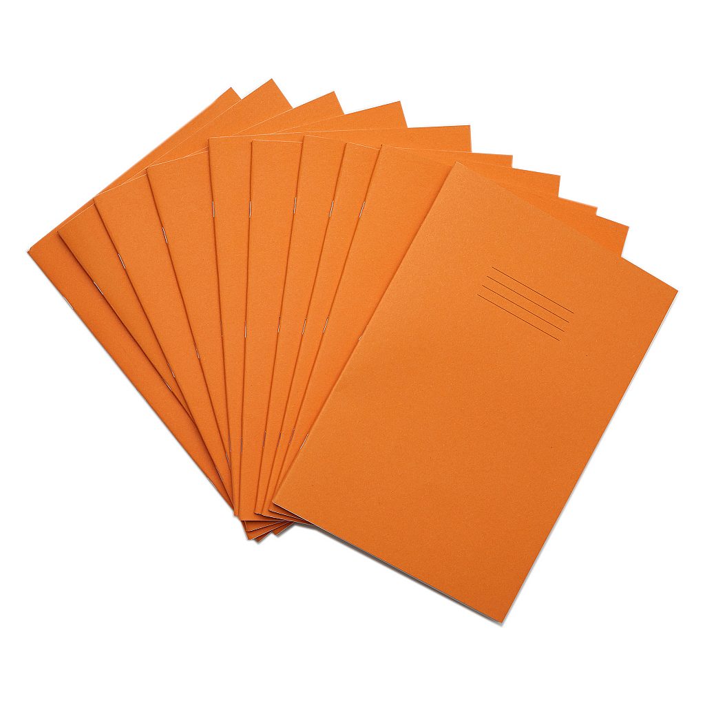 RHINO A4 Exercise Book - Split Page Blank/12mm Lined | 48pg/10pk | The Dyslexia Shop