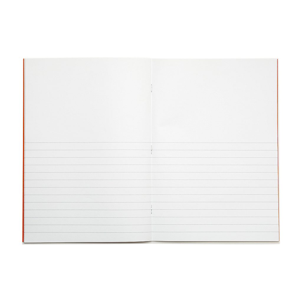 RHINO A4 Exercise Book - Split Page Blank/12mm Lined | 48pg/10pk | The Dyslexia Shop