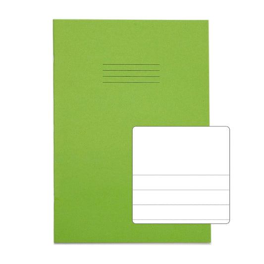 RHINO A4 Exercise Book - Split Page Blank/15mm Lined | 64pg/10pk | The Dyslexia Shop
