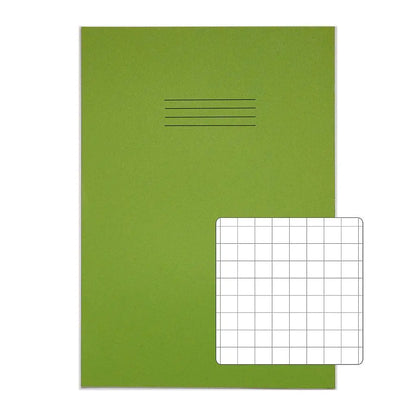 RHINO A4+ 13 x 9 Oversized Exercise Book -10MM Squared |80pg/10pk | The Dyslexia Shop