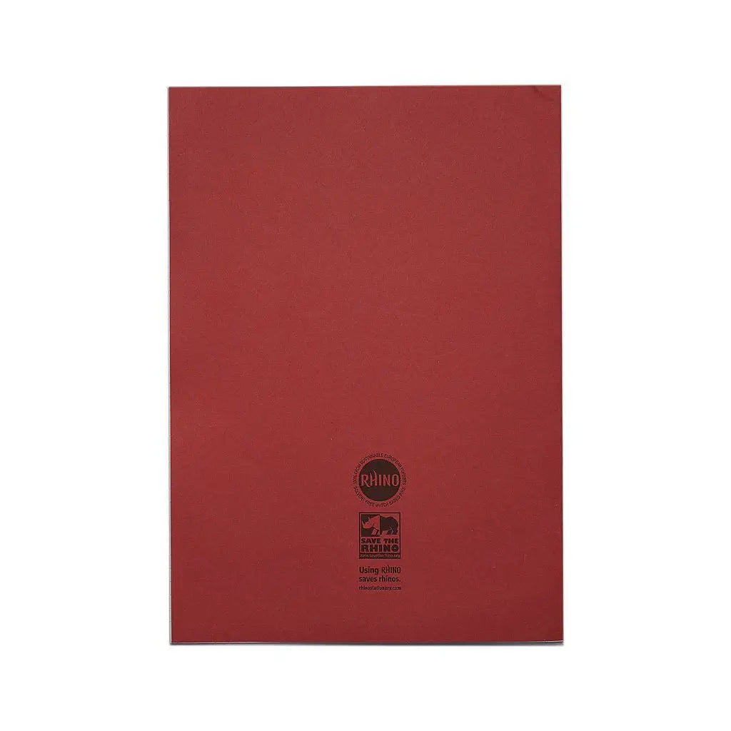 RHINO A4+ 13 x 9 Oversized Exercise Book - 8MM Lined W/ Margin |80pg/10pk | The Dyslexia Shop