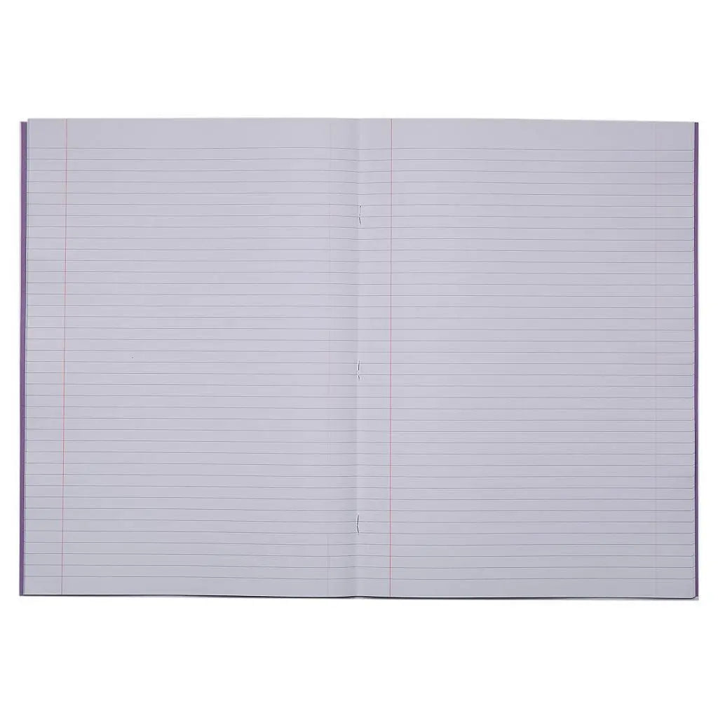 RHINO A4+ 13 x 9 Oversized Exercise Book - 8MM Lined W/ Margin |80pg/10pk | The Dyslexia Shop