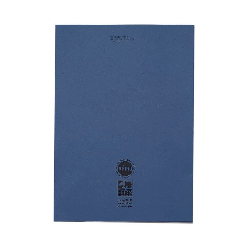 RHINO A4+ 13 x 9 Oversized Exercise Book - 8MM Lined W/ Margin |80pg/10pk | The Dyslexia Shop