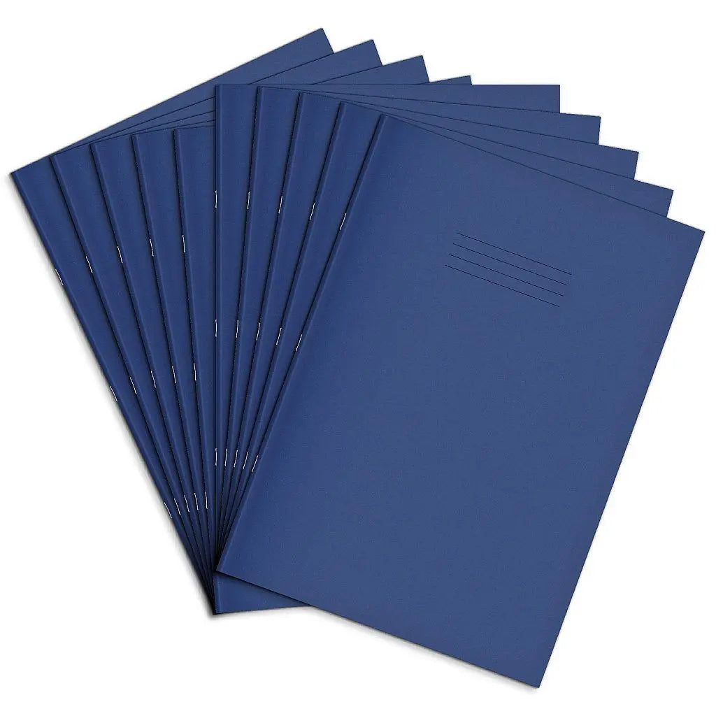 RHINO A4+ 13 x 9 Oversized Exercise Book - 8MM Lined W/ Margin |80pg/10pk | The Dyslexia Shop