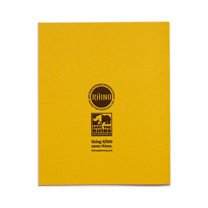 RHINO A5 Exercise Book - 8mm Lined/Blank Alternate | 48pg/10pk | The Dyslexia Shop
