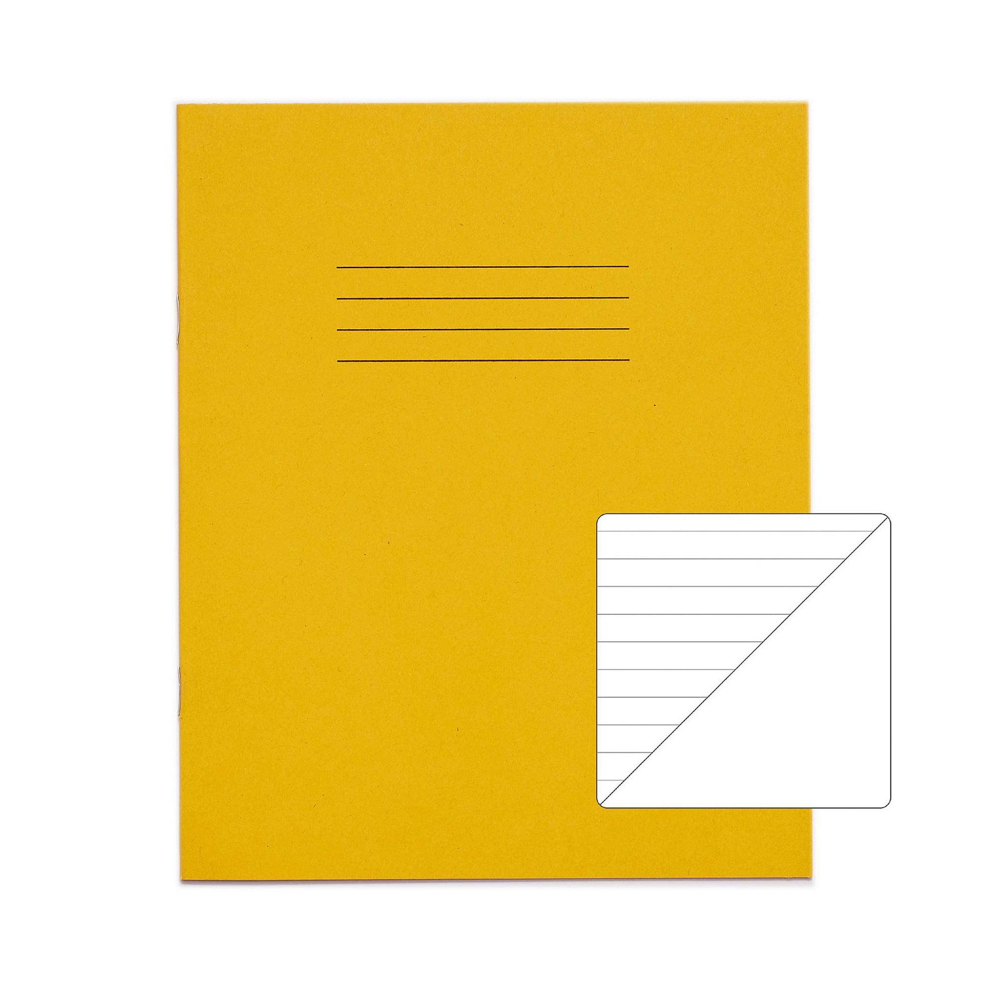 RHINO A5 Exercise Book - 8mm Lined/Blank Alternate | 48pg/10pk | The Dyslexia Shop