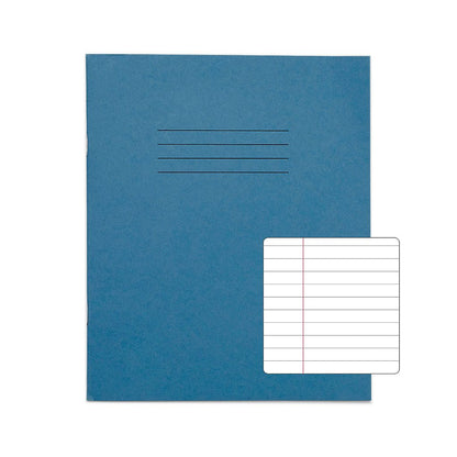 RHINO A5 Exercise Book - 8mm Lined + Margin | 48pg/10pk | The Dyslexia Shop