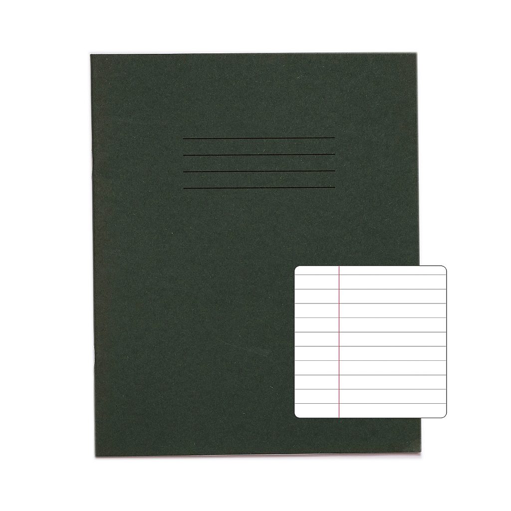 RHINO A5 Exercise Book - 8mm Lined + Margin | 48pg/10pk | The Dyslexia Shop