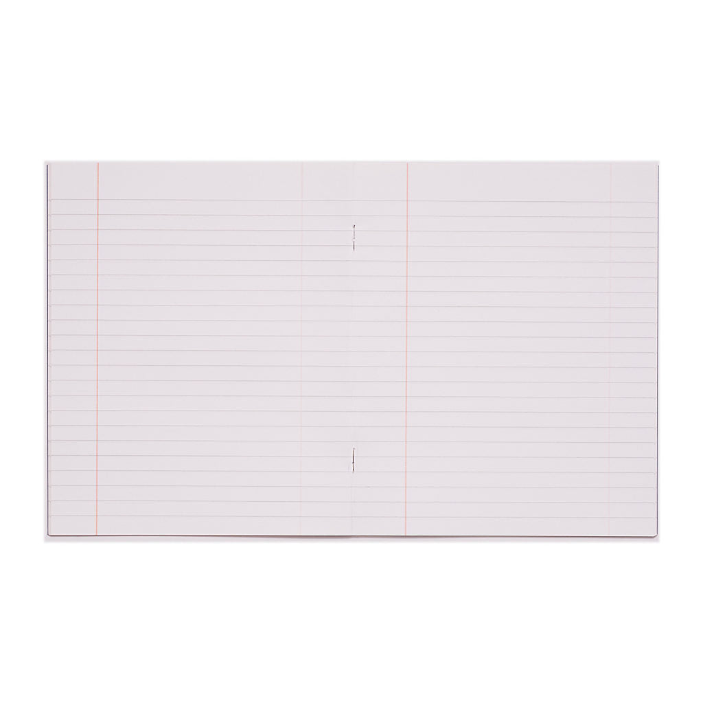RHINO A5 Exercise Book - 8mm Lined + Margin | 48pg/10pk | The Dyslexia Shop
