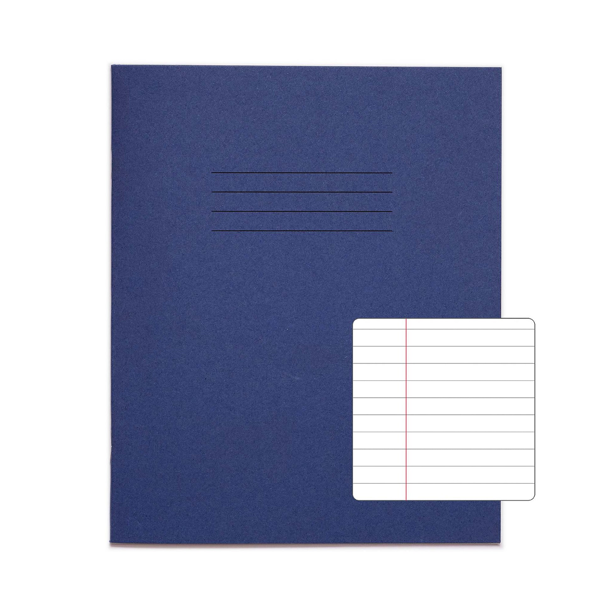 RHINO A5 Exercise Book - 8mm Lined + Margin | 48pg/10pk | The Dyslexia Shop