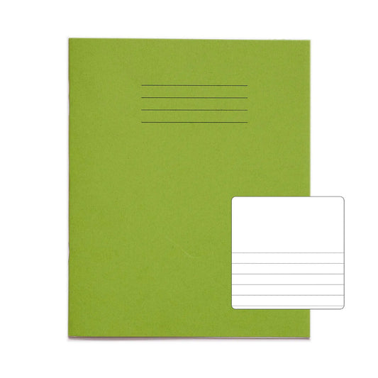 RHINO A5 Exercise Book - Split Page Blank/8mm Lined | 32pg/10pk | The Dyslexia Shop