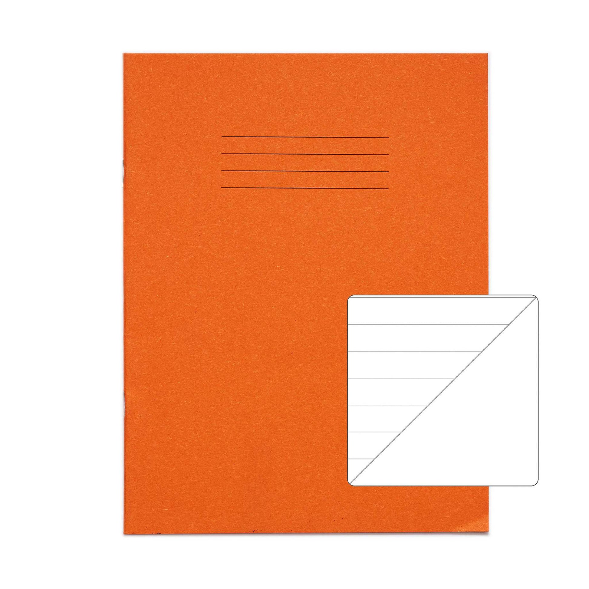 RHINO A5+ 9 x 7 Oversized Exercise Book - 12mm Lined/Blank Alternate | 48pg/10pk | The Dyslexia Shop