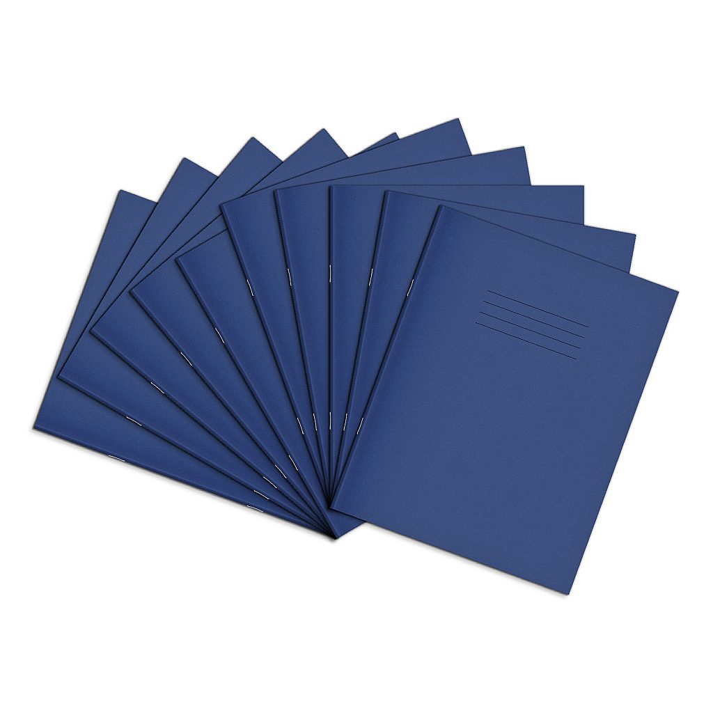 RHINO A5+ 9 x 7 Oversized Exercise Book - 8mm Lined + Margin | 48pg/10pk | The Dyslexia Shop