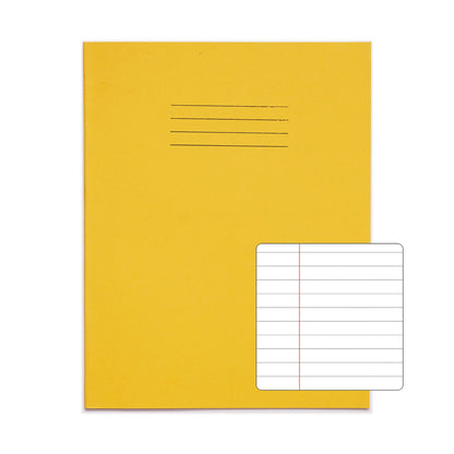 RHINO A5+ 9 x 7 Oversized Exercise Book - 8mm Lined + Margin | 64pg/10pk | The Dyslexia Shop