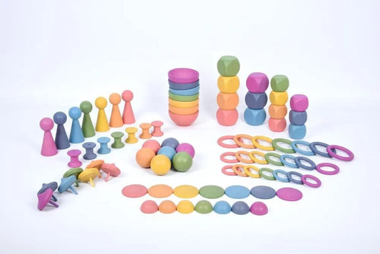 Rainbow wooden super set | The Dyslexia Shop