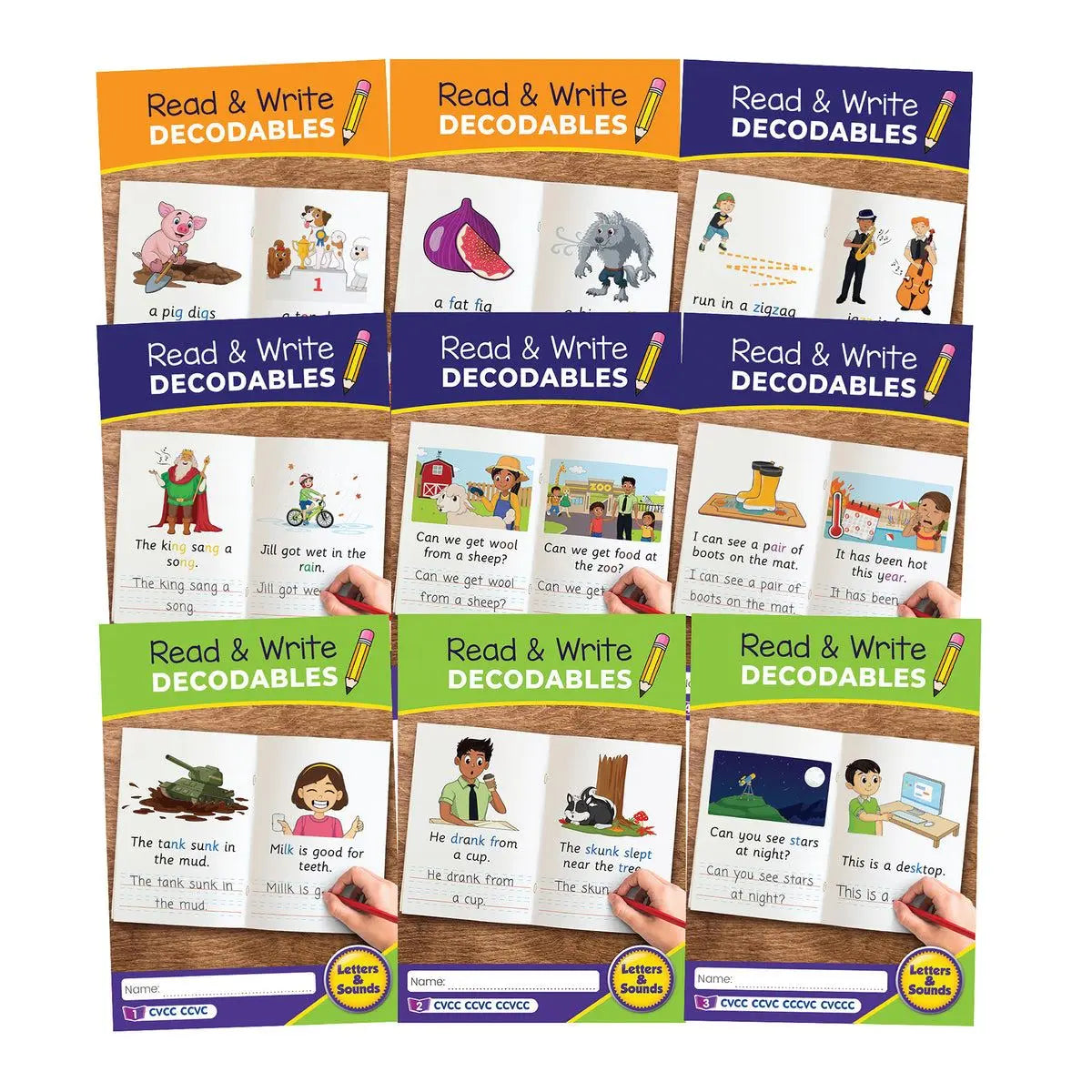 Read & Write Decodables Set A - The Dyslexia Shop