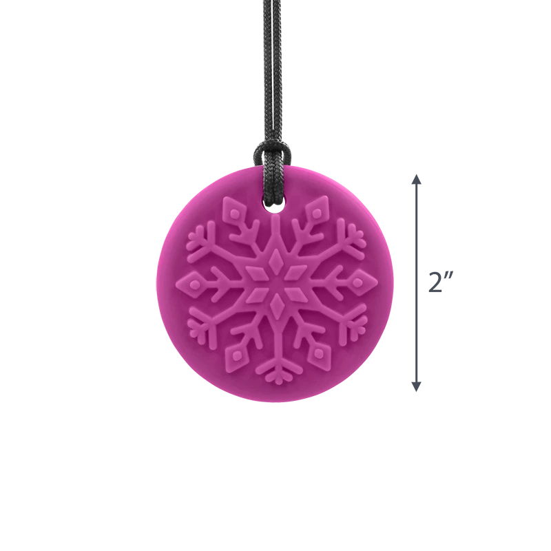 ARK Blizzard Bite Snowflake Chewelry - Textured Chew Necklace