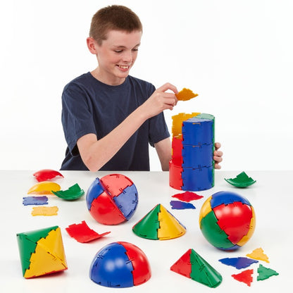 Original Polydron Sphera Class Set - 196-Piece 3D Shape Kit