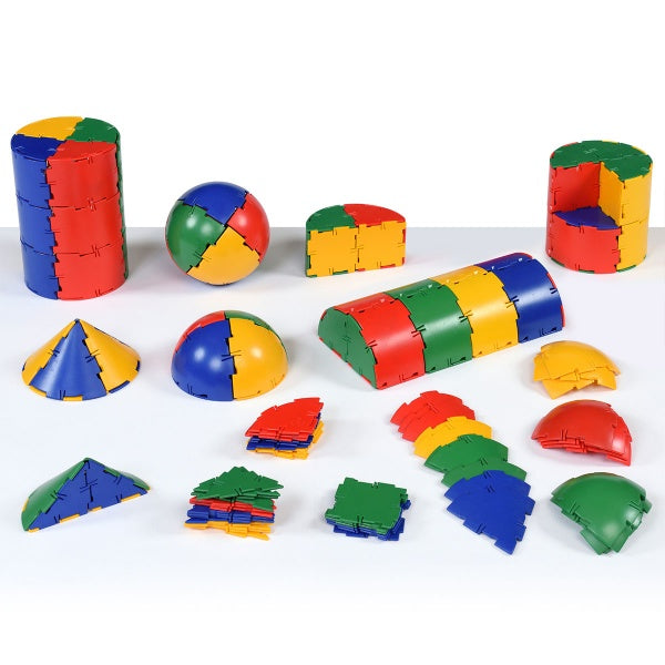 Original Polydron Sphera Class Set - 196-Piece 3D Shape Kit