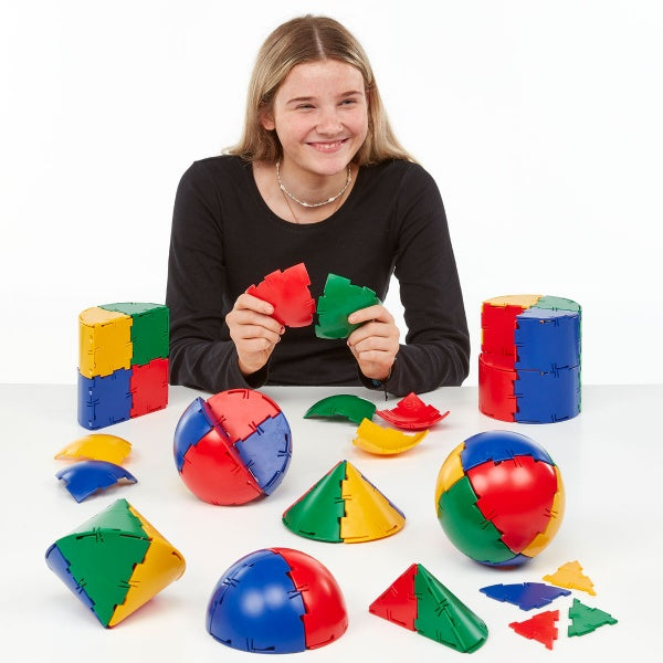 Original Polydron Sphera Class Set - 196-Piece 3D Shape Kit