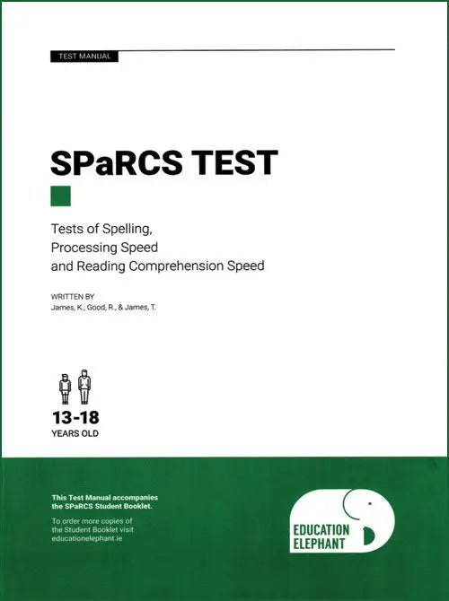 SPaRCS TEST KIT | The Dyslexia Shop