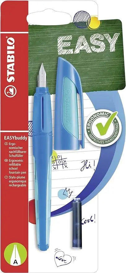 STABILO EASYbuddy Ergonomic School Fountain Pen | The Dyslexia Shop