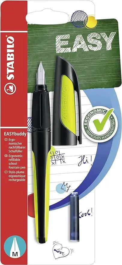 STABILO EASYbuddy Ergonomic School Fountain Pen | The Dyslexia Shop