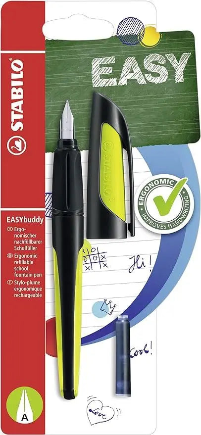 STABILO EASYbuddy Ergonomic School Fountain Pen | The Dyslexia Shop