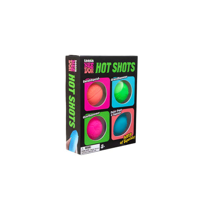 NeeDoh Teenie Hot Shots Sports - 4 Pack