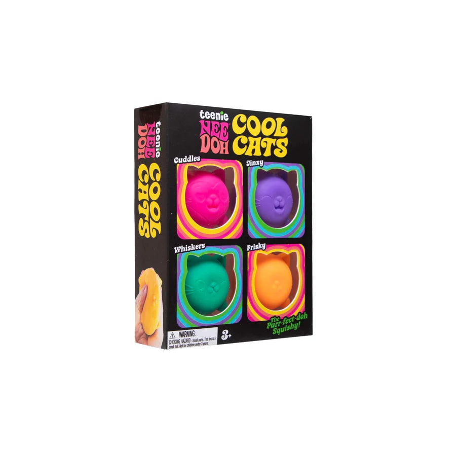 NeeDoh Teenie Cool Kitten - 4 Pack