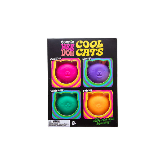 NeeDoh Teenie Cool Kitten - 4 Pack