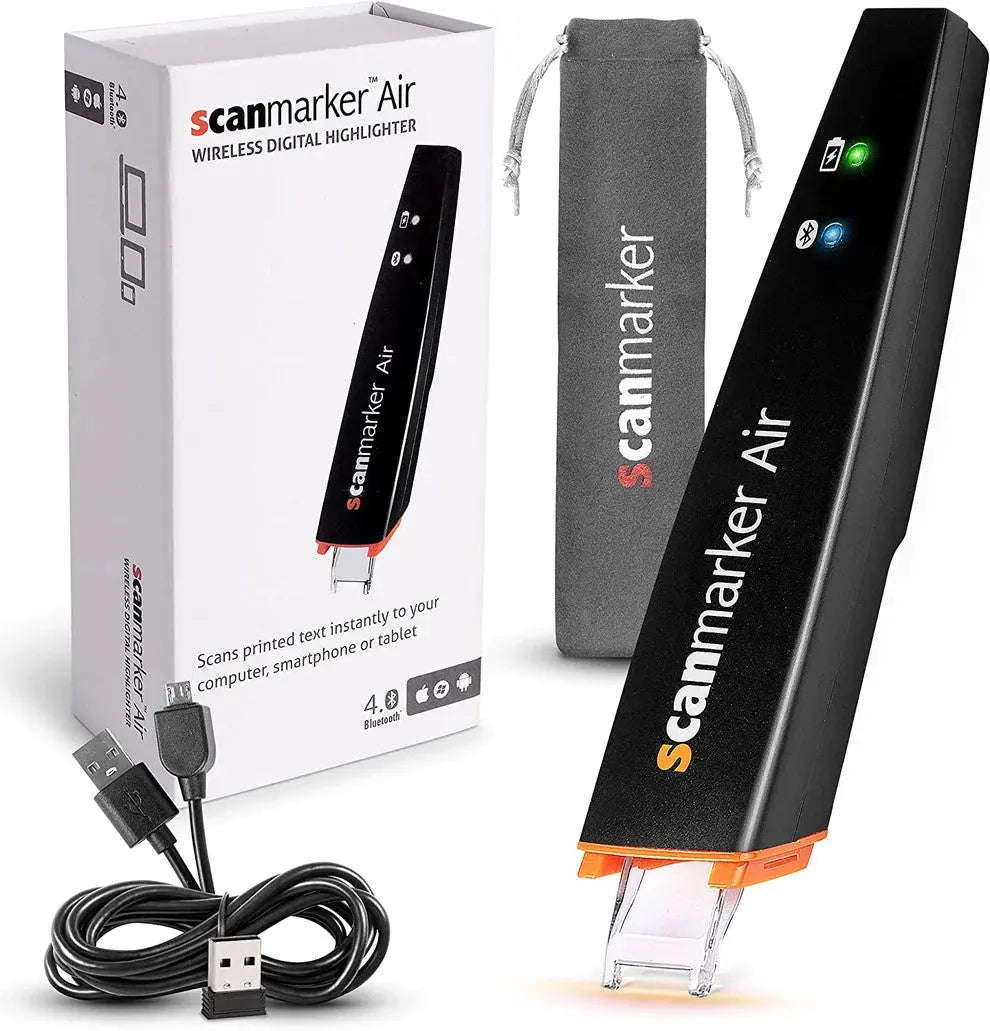 Scanmarker Air Pen Scanner - OCR Digital Highlighter and Reader - Wireless (Mac Win iOS Android) ...